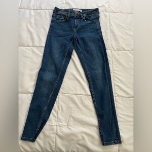 Zara Dark Blue Women's Skinny Jeans size 2